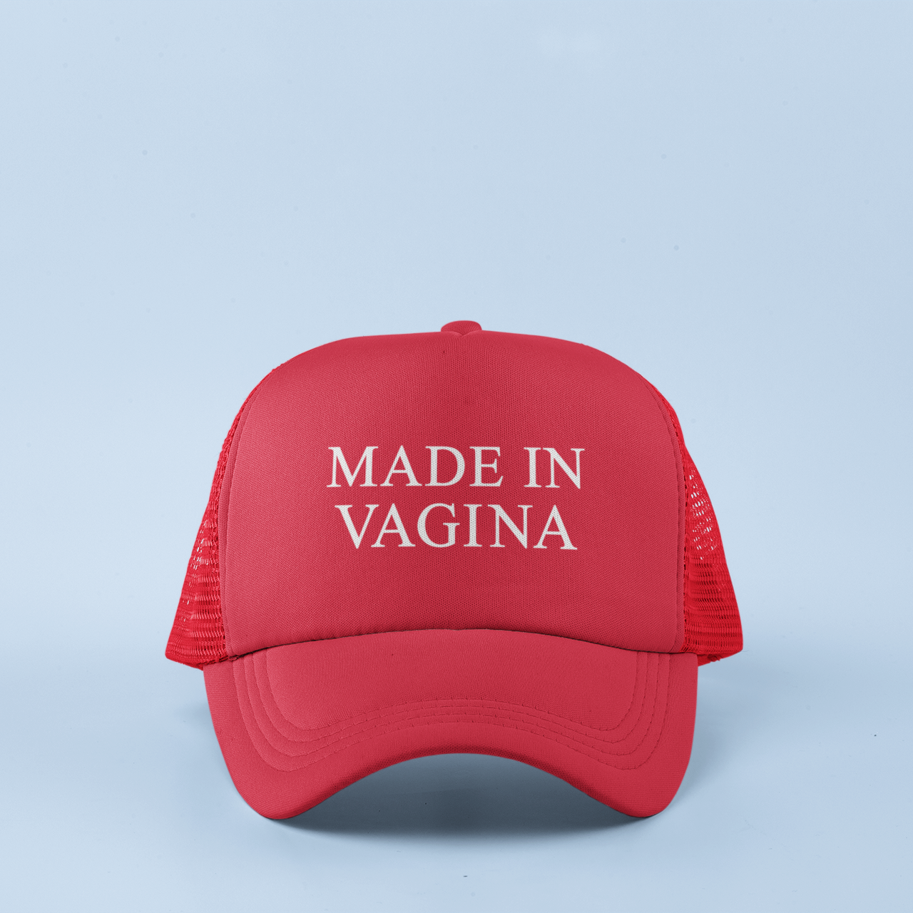 Made in Vagina Red Hat (Printed)