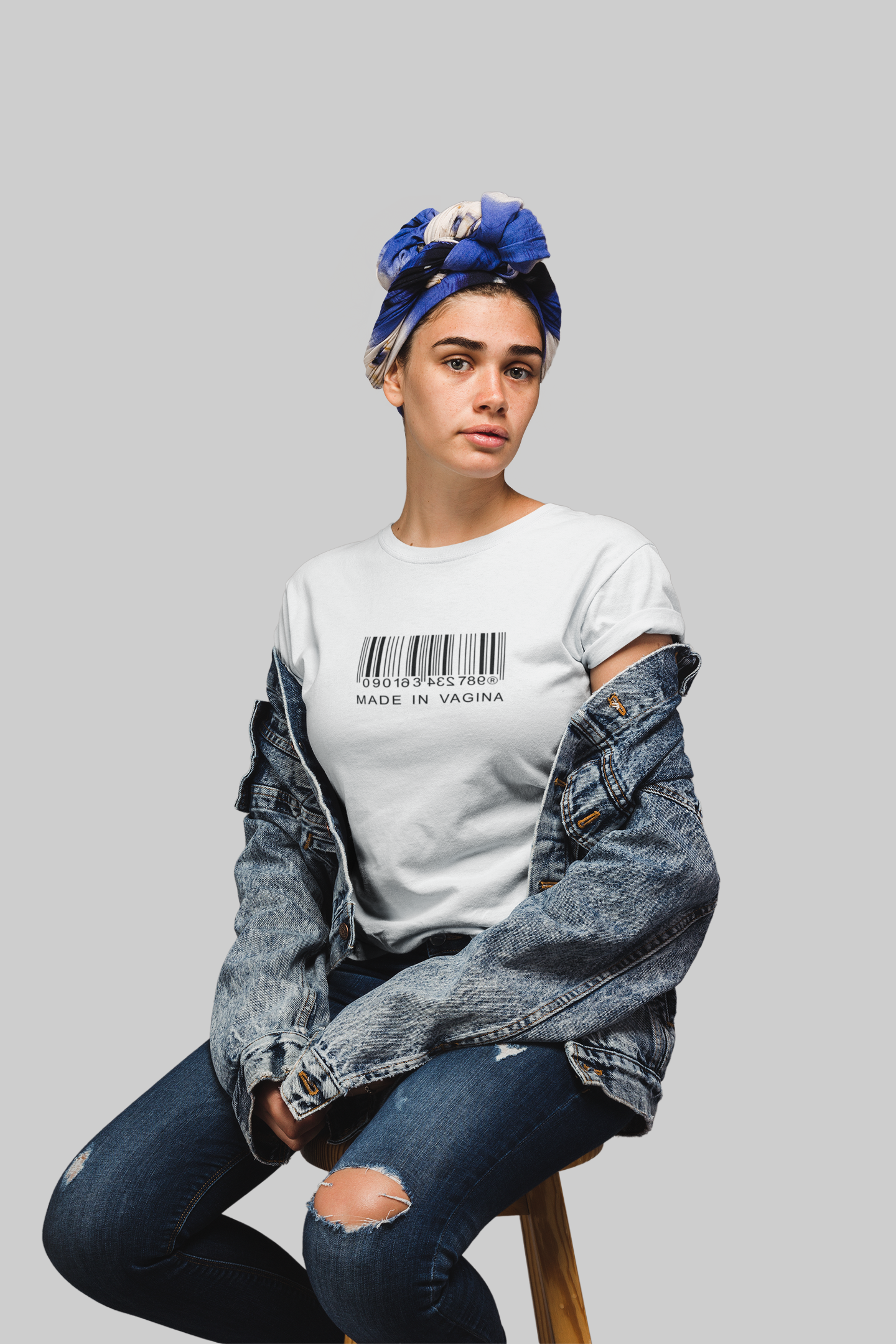 Made in Vagina Soft Unisex White T-shirt